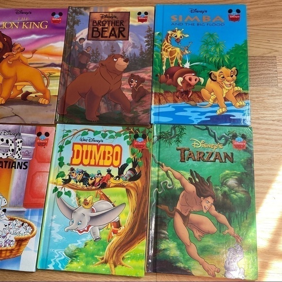 Walt Disney World of Reading Hardcover Book Lot Bundle Peter Pan Beauty Beast - Picture 6 of 8